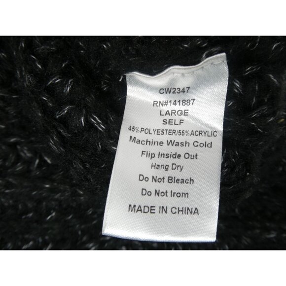 Fabrik Women's Black Sweater CW2347 Size L‎ - Picture 6 of 6